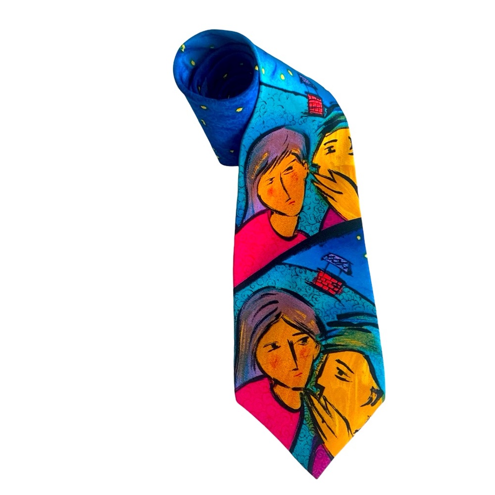 Vintage The Beatles 1991 Apple Corp Ltd Do You Want to Know A Secret Silk Tie